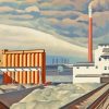 Classic Landscape by Charles Sheeler Diamond Painting