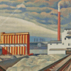 Classic Landscape by Charles Sheeler Diamond Painting