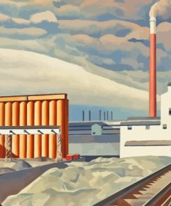 Classic Landscape by Charles Sheeler Diamond Painting