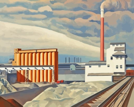 Classic Landscape by Charles Sheeler Diamond Painting