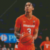 Clemson University Basketball Player Diamond Painting