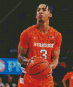 Clemson University Basketball Player Diamond Painting