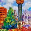 Colorful Abstract Sunsphere Diamond Painting