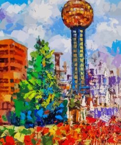 Colorful Abstract Sunsphere Diamond Painting