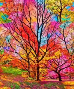 Colorful Forest Diamond Painting