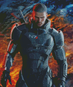 Commander Shepard Diamond Painting