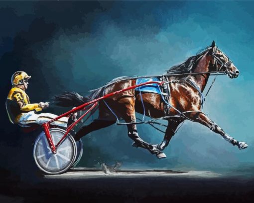 Cool Harness Racing Diamond Painting