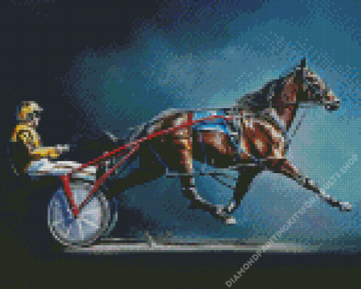 Cool Harness Racing Diamond Painting