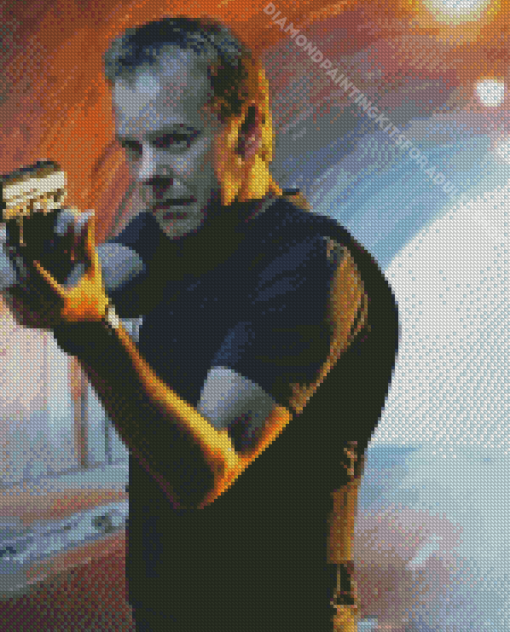 Cool Jack Bauer Diamond Painting