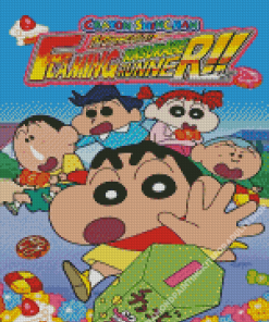 crayon shin chan poster Diamond Paintings