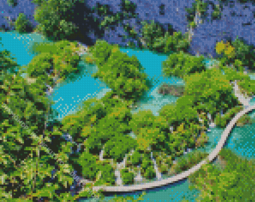 Croatia Plitvice Diamond Painting