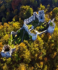 Croatia Samobor Castle Diamond Painting