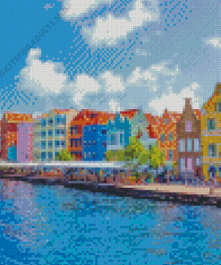 Curacao Buildings Diamond Painting