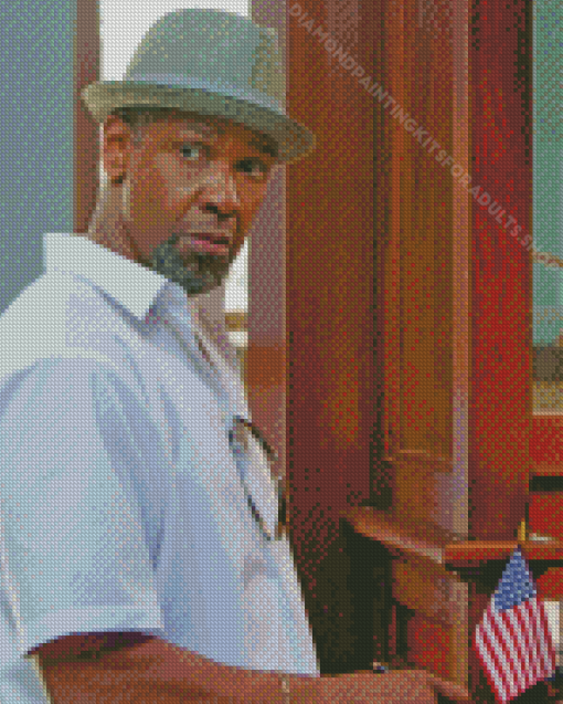 Denzel Washington Diamond Painting