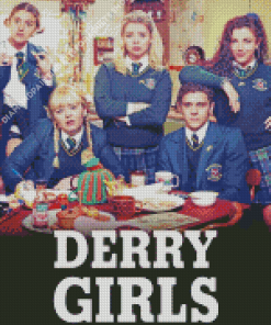 Derry Girls Poster Diamond Painting