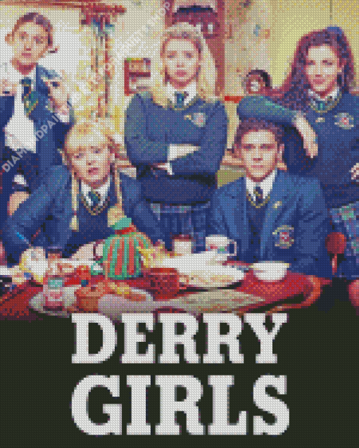 Derry Girls Poster Diamond Painting