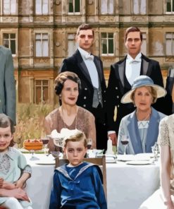 Downton Abbey Characters Diamond Painting