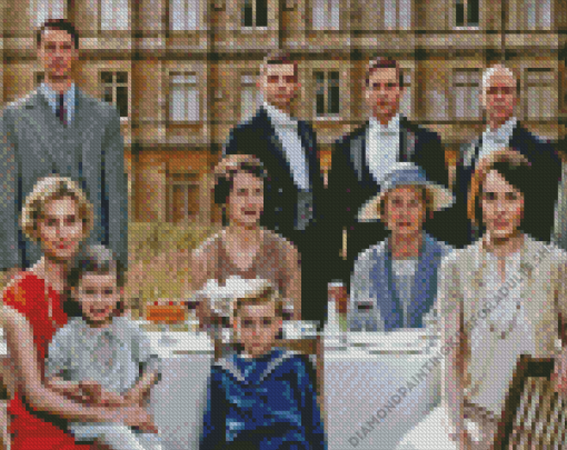 Downton Abbey Characters Diamond Painting