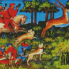 English Hunting Art Diamond Painting