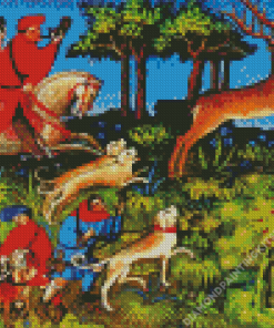 English Hunting Art Diamond Painting