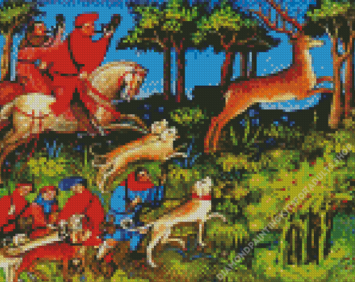 English Hunting Art Diamond Painting