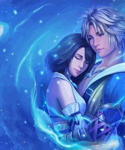 Final Fantasy Idus and Yuna Diamond Painting