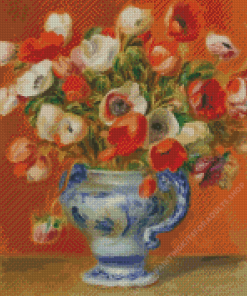 Flowers by Pierre Auguste Renoir Diamond Painting