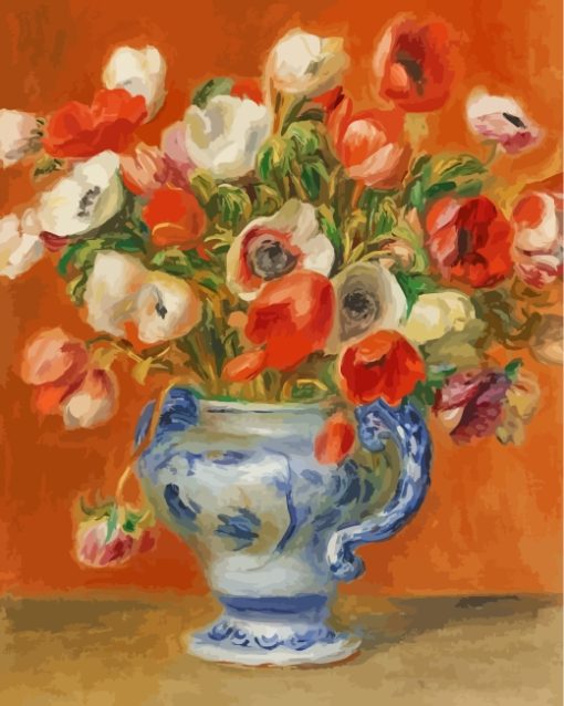 Flowers by Pierre Auguste Renoir Diamond Painting