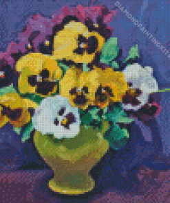 Flowers Vase By Jane Peterson Diamond Painting