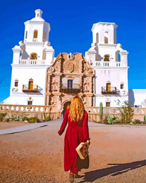 Follow Me To San Xavier Diamond Painting