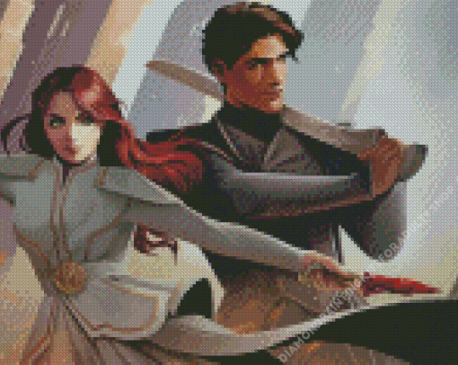 From Blood And Ash Characters Diamond Painting