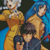 Full Metal Panic Sousuke With Kaname And Teletha Diamond Painting