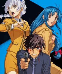 Full Metal Panic Sousuke With Kaname And Teletha Diamond Painting