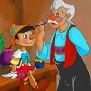 Geppetto And Pinocchio Diamond Painting