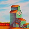 Grain Elevators Art Diamond Painting