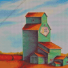 Grain Elevators Art Diamond Painting