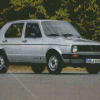 Grey Volkswagen Golf MK1 Diamond Painting