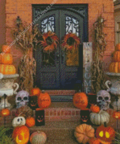 Halloween Decorations Pumpkin Diamond Painting