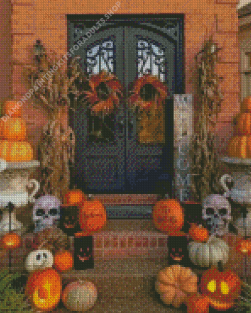 Halloween Decorations Pumpkin Diamond Painting