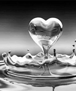 Heart Water Drop Diamond Painting