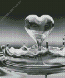 Heart Water Drop Diamond Painting