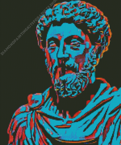 Illustration Marcus Aurelius Diamond Painting