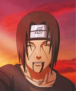 Itachi Uchiha Death Smile Diamond Painting