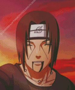 Itachi Uchiha Death Smile Diamond Painting