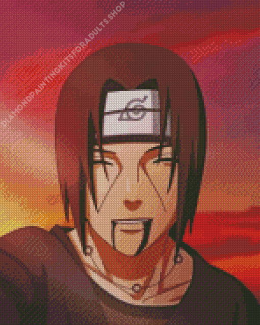 Itachi Uchiha Death Smile Diamond Painting