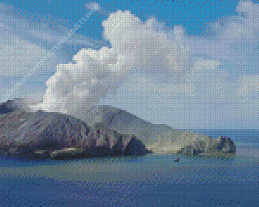 Italy Vulcano Island Diamond Painting