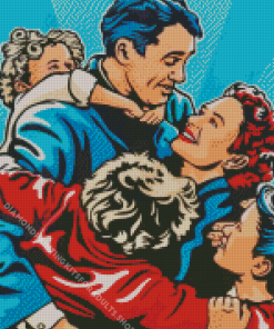 Its A Wonderful Life Pop Art Diamond Painting