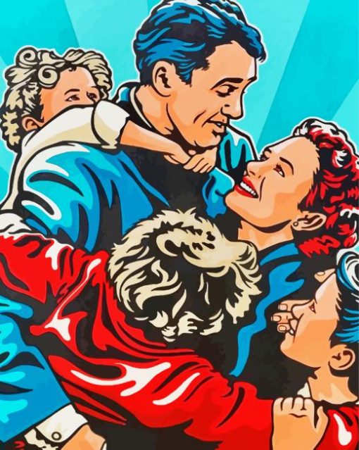 Its A Wonderful Life Pop Art Diamond Painting