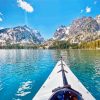 Kayaking In Jenny Lake Diamond Painting