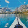 Kayaking In Jenny Lake Diamond Painting